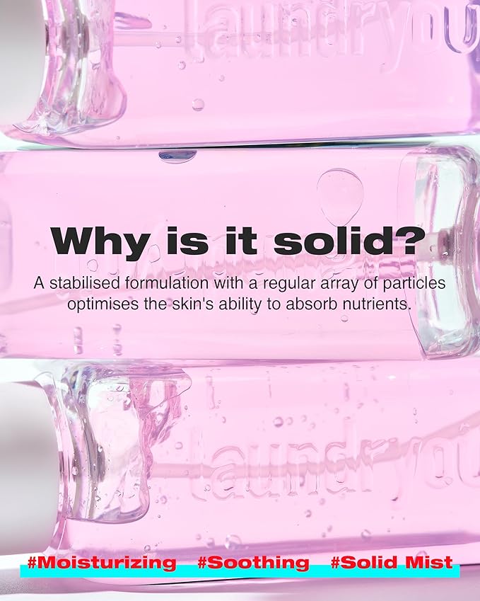 Clean Face Solid Mist - Calming, Hydrating, and Moisturizing Gel-To-Mist Dermatologist Tested Hypoallergenic Facial Spray for Redness Relief and Soothing Irritated Skin - (3.38 fl. oz.)