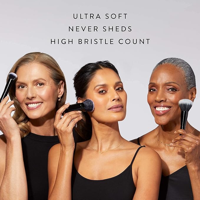 LAURA GELLER NEW YORK Baked Balance-n-Brighten Foundation with Kabuki Brush Makeup Set, Fair