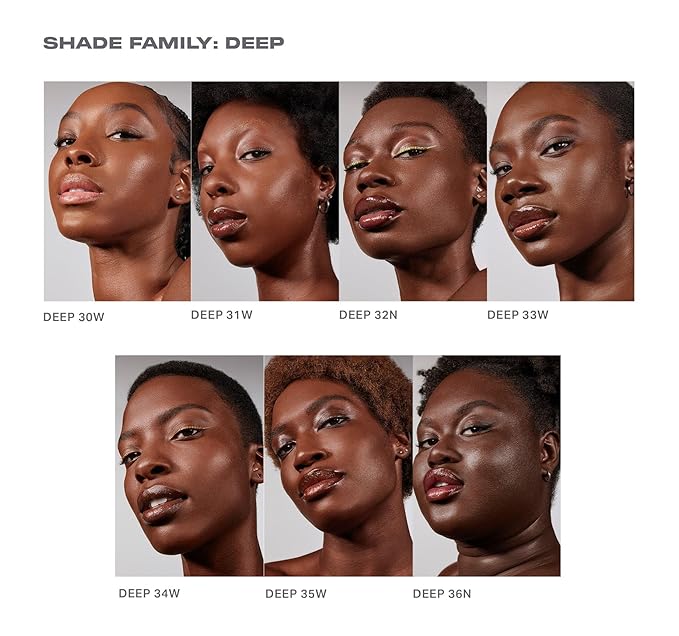 Morphe Lightform Liquid Foundation - Extended Hydration Foundation Makeup with a Lasting, Natural Radiant Finish - Long-Wearing Formula with Buildable, Medium Coverage - Deep 30W (1.01 fl oz)