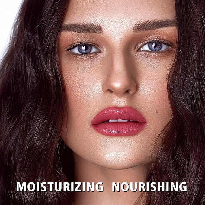 MAKI YIKA Moisture Berry Red Lipstick for Women Hydrate Lip Gloss for Dry Cracked Lips Weightless Glossy Lip Color Juicy Finish,MA057 Yummy Berry