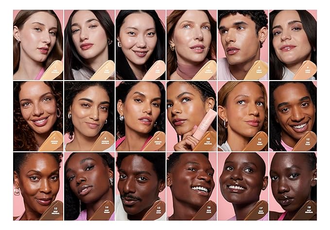 e.l.f. Halo Glow Skin Tint SPF 50, Tinted Moisturizer For Light, Buildable Coverage, Creates A Natural Glow, Vegan & Cruelty-Free, 8 Medium Neutral