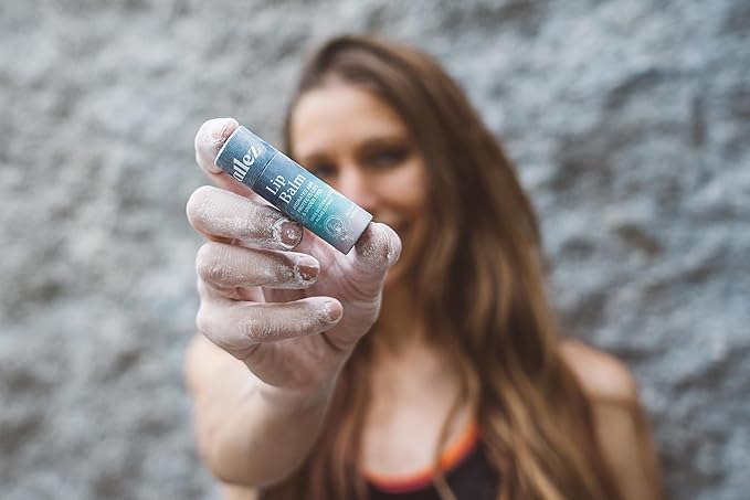 Vegan Lip & Eye Balm, Plant-Based Formula with Shea Butter, Jojoba Oil & Algae Extract for Skin Hydration & Protection, Sea Salt + Kelp Scent, 6-Pack