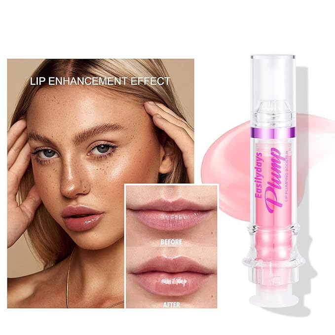 Lip Gloss Plumper Glossy Lip Lipstick, Lifter Gloss, Hydrating, Volumizes, High-Shine, Lip Plumping Lip Glass Mirror Lip Glaze Lip Makeup, Plump And Pout Lip Plumper for Women Girls
