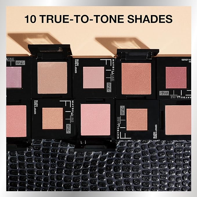 Maybelline Fit Me Blush, Peach, 0.16 Ounce (Pack of 3)