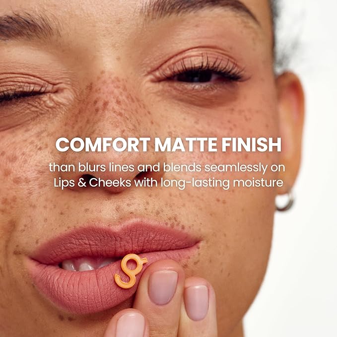 COLORGRAM NUDE BLUR TINT 07 GEEK ROSE | Soft Velvet Matte Lip Stain & Cheek Tint