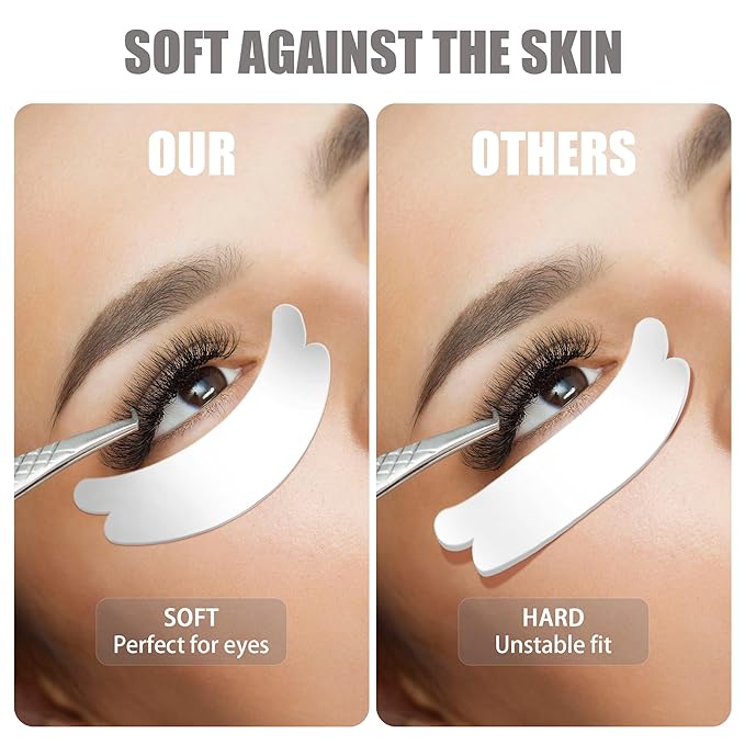 Foam Tape for eyelash extensions - Akissos 625 Pcs Gen II Super Soft No Slip Sticky Lint free Lash Foam Pads Tape Under Eye Pads for Eyelash Extensions Lift Lash Tech Artists Supplies - 5 Rolls