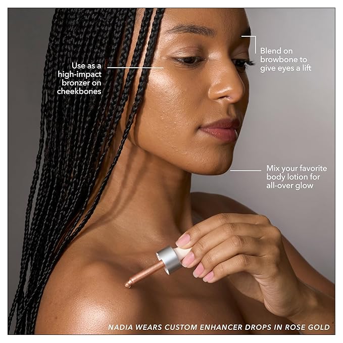 COVER FX Custom Enhancer Drops - Celestial: Opalescent Finish - 15mL - Radiant Glow - Liquid Highlighter