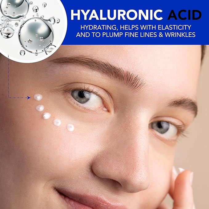 Glow Eye Elixir - .338 Oz Eye Serum with Roller Ball Applicator - Under Eye Serum for Dark Circles and Puffiness - Hydrating Eye Cream for Men and Women to Smooth Fine Lines and Wrinkles