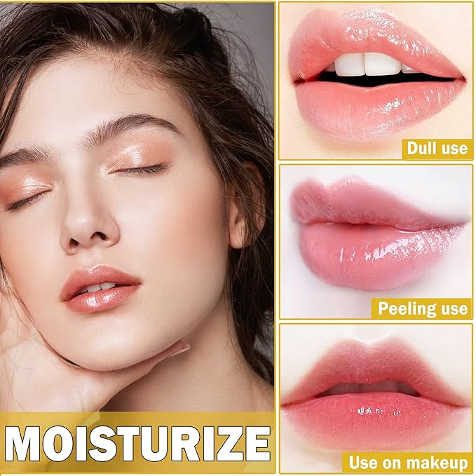 3PCS Bee Lip Balm Honey Pot Honey Strawberry Apple Lip Balm Sleeping Lip Mask Silky Hydrating Bee Lip Balm Lip Mask Overnight Lip Care Products(Honey+Strawberry+Apple Lime)