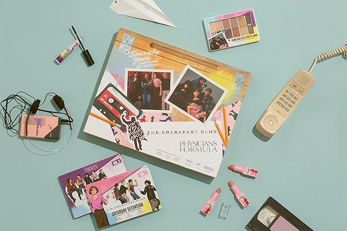 Physicians Formula The Breakfast Club Full Makeup Collection, Bronzers, Blushes, Highlighters, Mascara, 12-Pan Eyeshadow Palette, For Sensitive Skin