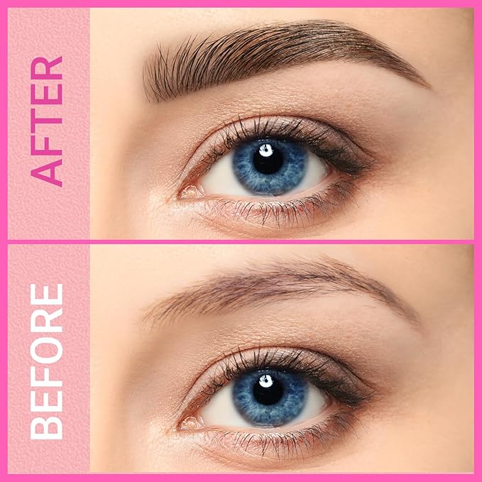 iMethod Eyebrow Pen - Eyebrow Pencil Magical 2-in-1 Eye Brow Pencils for Women with 4-Fork-Tip & Precise Brush-Tip for Natural Hair-Like Brows, Last All-Day, with Eyebrow Spoolie Brush, Black