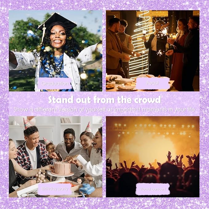 Yosca Highlighter Powder Spray, 20ML Cosmetic Grade Shimmer Powder Glitter Spray Sparkle Highlighter Makeup Festival Concert Accessorise for Rave Clothes Hair Face Nail Art - Bronze Enamel