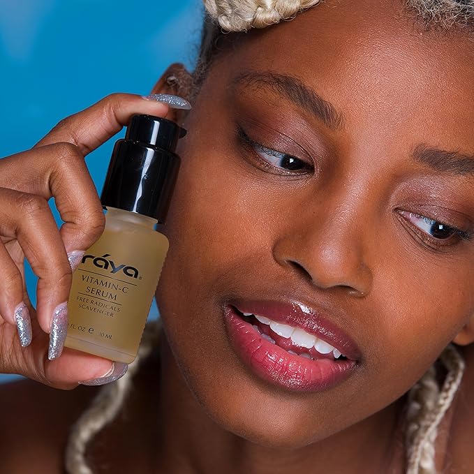 RAYA Advanced Anti-Aging Face Serum | Radiance-Boosting, Lightening Serum for All Skin Types | Vitamin C Skincare for Discoloration Correction & Complexion Improvement