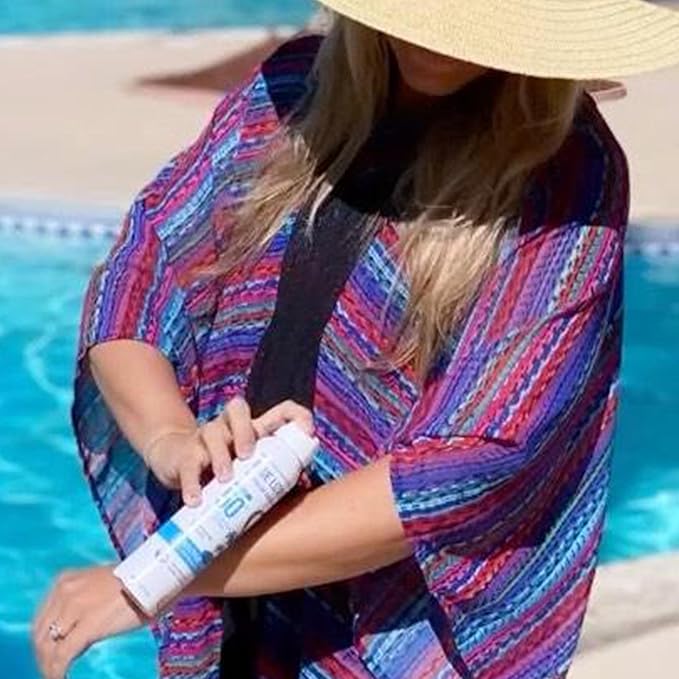 Blue Lizard Sensitive Mineral Sunscreen Spray SPF 50+, Dermatologist-Recommended Brand, Broad-Spectrum UVA/UVB Protection, Water-Resistant, Zinc Oxide Formula, 5 fl oz (Pack of 2)