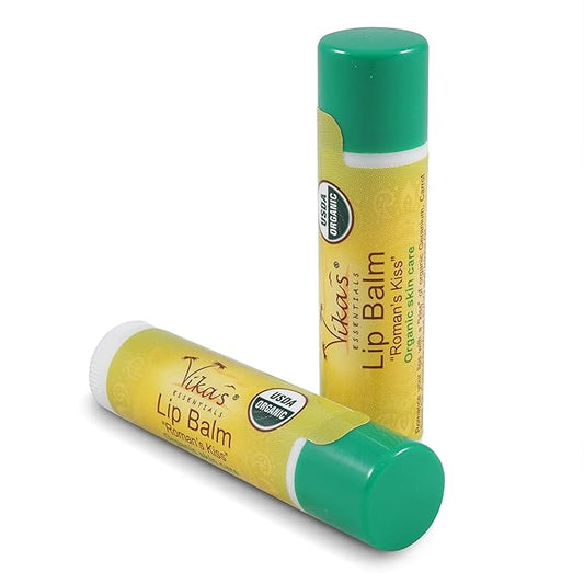 Vika's Essentials Certified Organic Lip Balm 'Roman's Kiss'