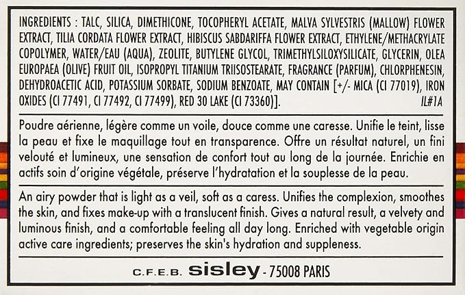 Sisley Phyto Poudre Liber Loose Face Powder, 3 Rose Orient, 0.42 Ounce