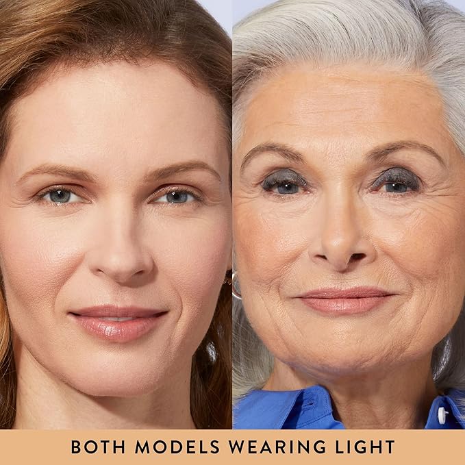 LAURA GELLER NEW YORK Award-Winning Baked Balance-n-Brighten Color Correcting Powder Foundation - Light - Buildable Light to Medium Coverage - Demi-Matte Natural Finish