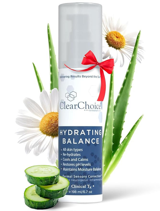 Clear Choice Hydrating Balance Facial Mist 6.7oz – Rejuvenating Spray for All Skin Types, Tightens Pores, Prolongs Makeup, Restores pH Balance