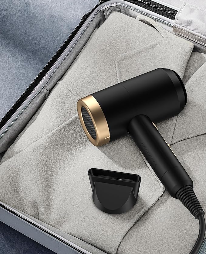 Hair Dryer, CONFU Blow Dryer with Diffuser, 21000PRM Professional Hairdryer, Portable Lightweight Fast Drying Negative Ionic Blow Dryer, Hair Diffuser for Curly Hair for Home Travel