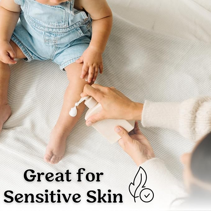 Roe Wellness- Baby Lotion Moisturizer Fragrance-Free | Great For Sensitive Skin Lightweight Moisturizing Lotion | For Babies, Infants, Kids and More