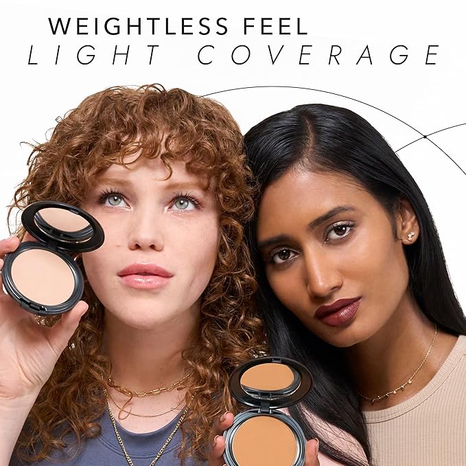 COVER FX Pressed Mineral Foundation - Shade F1 - Weightless Powder Foundation - Buildable Light to Full Coverage - Matte Finish - All Skin Types