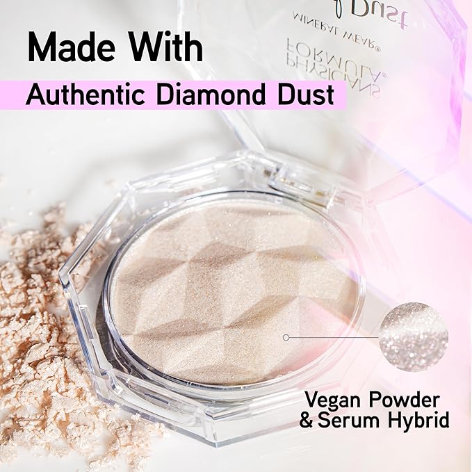 Physicians Formula Mineral Wear® Mini Diamond Dust - Starlit Glow, Finishing Powder, Travel Size, Clean Beauty