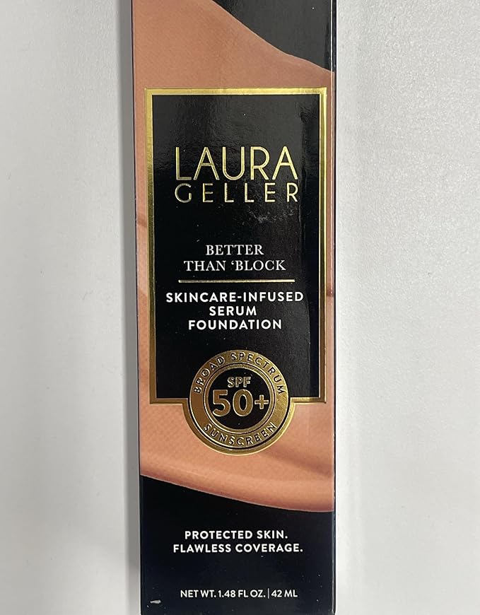 LAURA GELLER NEW YORK Better Than ‘Block Skincare-Infused Serum Foundation with Broad Spectrum SPF 50+, Light