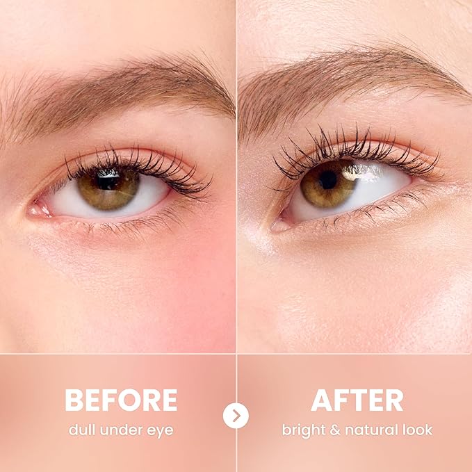 COLORGRAM Under Eye Highlighter Stick 01 Warm Tone | Silky-Smooth Long-Lasting Highlighter & Contouring Stick for Smudge-Proof, Shining Daily Makeup | K-Beauty Face Highlighters & Luminizers