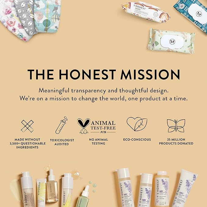 Honest Beauty Extreme Length Volumizing Clean Mascara + Moisturizing Tinted Lip Balm in Summer Melon Bundle | EWG Verified + Cruelty Free | 0.27 fl oz, 0.14 oz