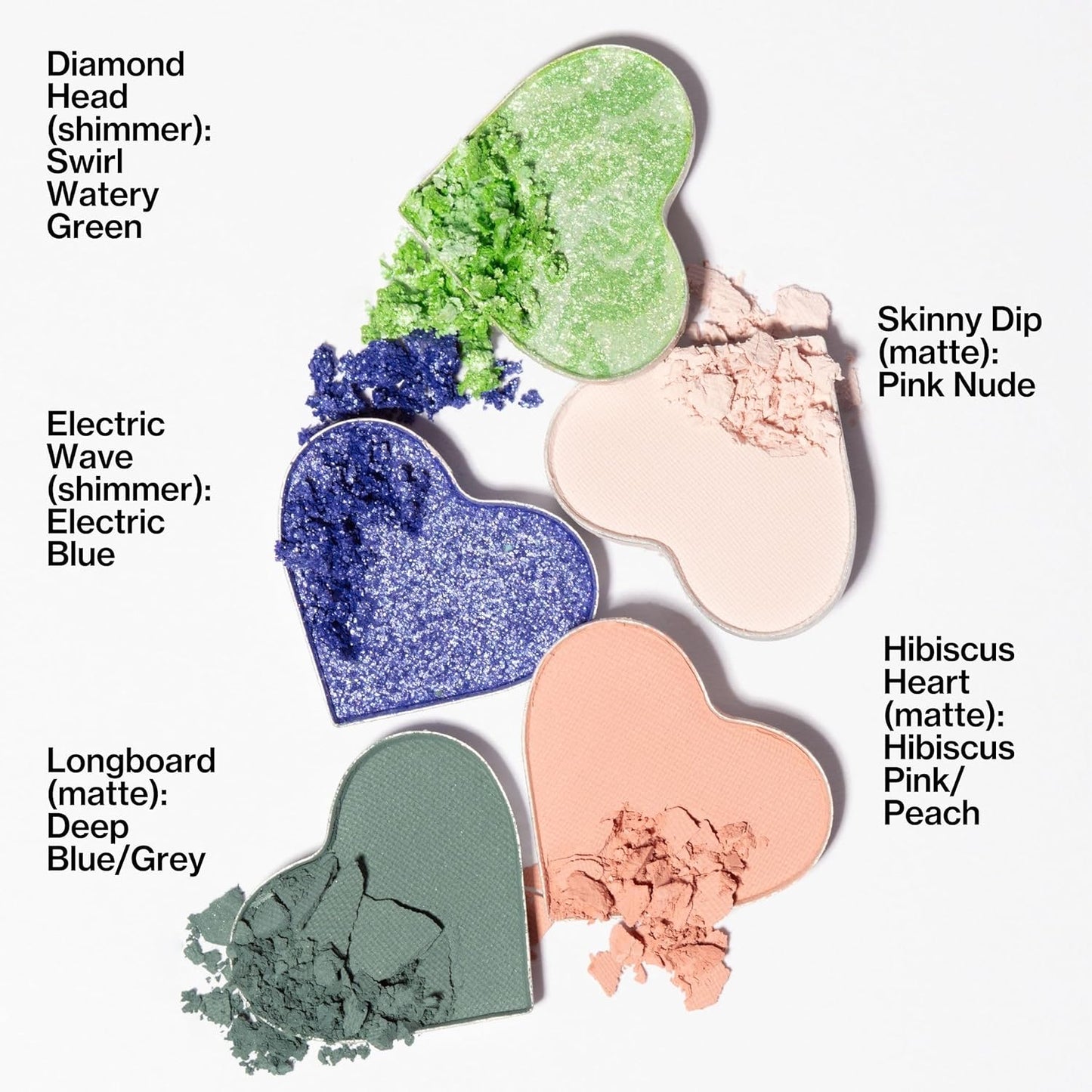 Pacifica Eyeshadow Palette – Waikiki Mineral Eyeshadow, Blendable Shimmer & Matte Shades w/Velvet Matte, Shimmer & Metallic, Cocoa Butter Infused, Talc-Free, Vegan & Cruelty-Free, 0.24 oz 10 Shades