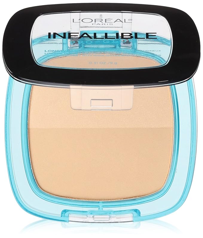 L'Oréal Paris Infallible Pro Glow Pressed Powder, Nude Beige, 0.31 oz.