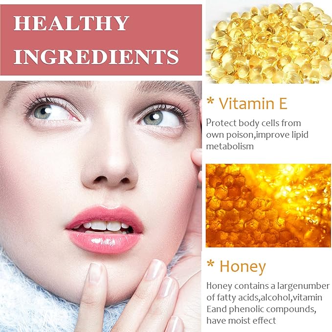 Lip Plumper Lip Gloss,Lip Maximizer Balm Plumper Lip Plumping Serum,Heathly Lip Moisturizer Enhancer Hydrated Lips,Reduces Improves Dry Lip Lines Lip Plumping Gloss Lip Extreme Volume