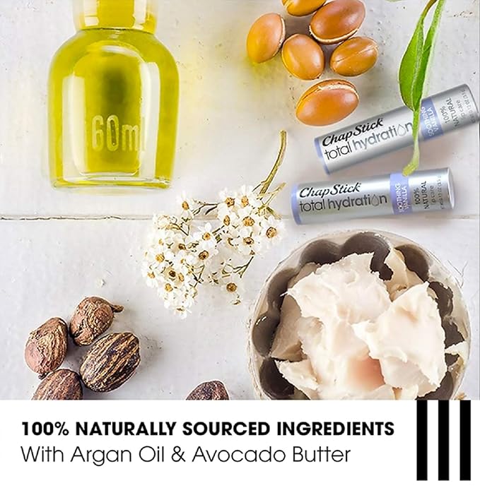 ChapStick Total Hydration Lip Care Soothing Vanilla - Pack of 2