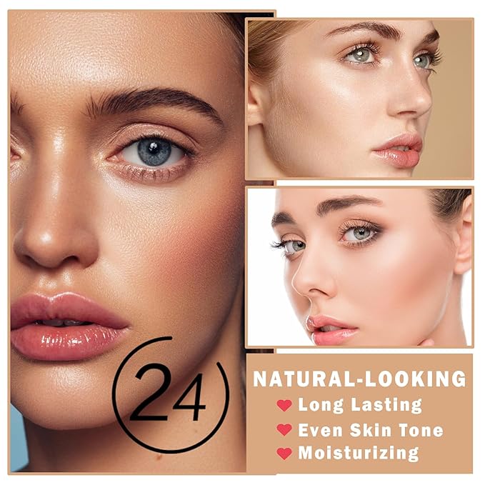 Color Corrector Palette Concealer Contour Palette Natural Brighten Long Lasting Highlighter Correcting Concealer Cream Foundation Palette For Flawless Skin Tone (Set A + Brush #270)