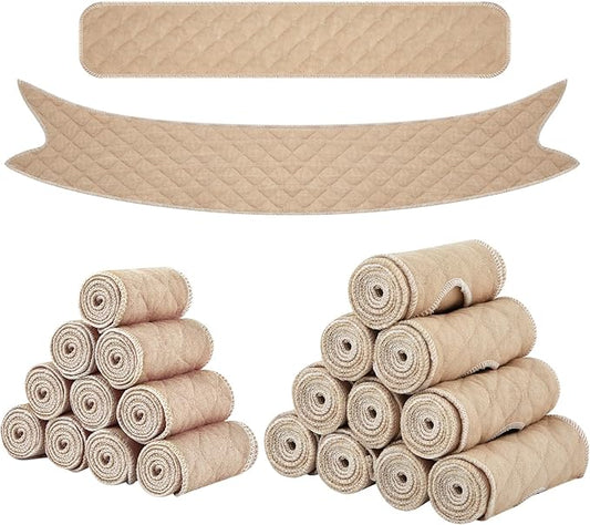 Cotton Tummy Liners and Bra Liners Set for Sweat Rash Skin Folds Plus Size Women Sweating Supplies