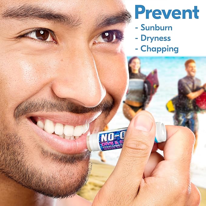 Moisturizing SPF 44 Lip Balm - Spf Lip Balm with Vitamin E | Broad Spectrum | Moisturizing | Vegan | Water Resistant Vanilla Flavor | 0.15 oz | 3 Pack