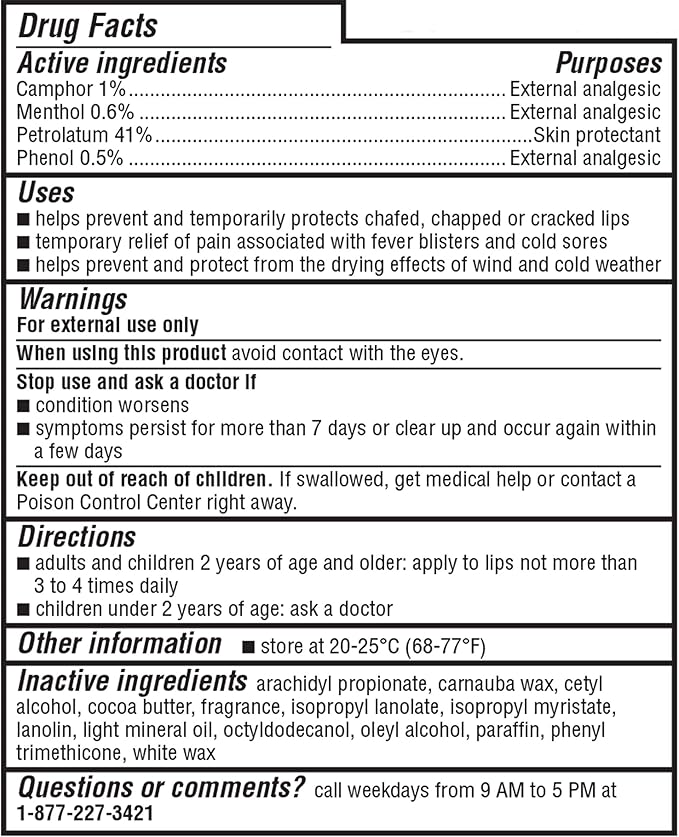 ChapStick Classic Medicated Lip Balm Tubes, Chapped Lips Treatment and Skin Protectant - 0.15x12 Oz