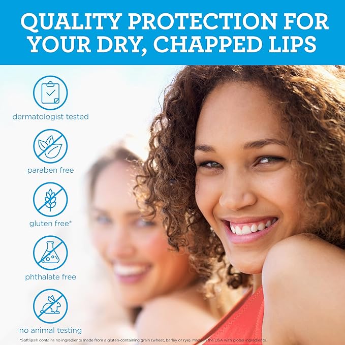 Softlips Lip Protectant SPF 20, Vanilla 2 count (Pack Of 6)