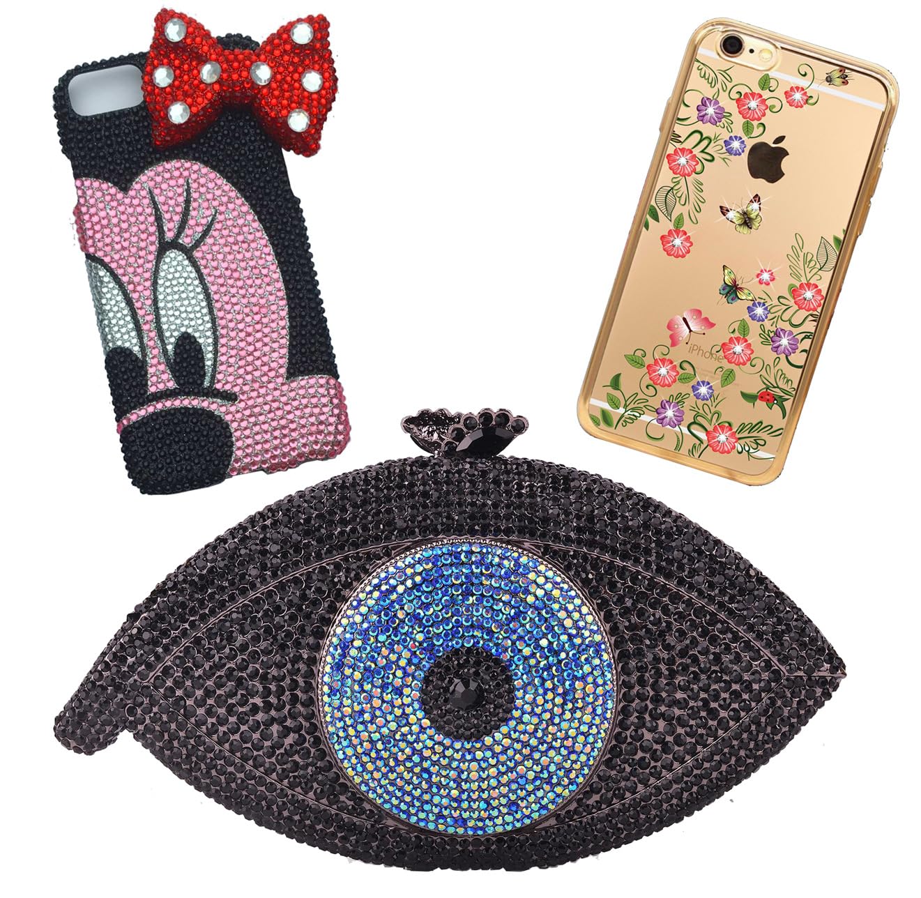 1500 Pieces SS16 4mm Flatback Rhinestones Clear Glass Round Gems Crystals for Nail Art DIY Crafts Clothes Shoes Bags （Aqua Blue）