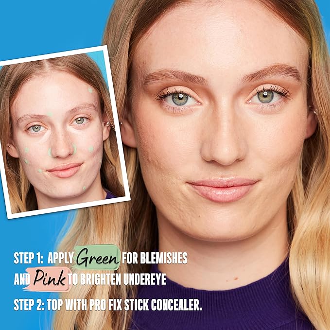 NYX PROFESSIONAL MAKEUP Pro Fix Stick Correcting Concealer, Buildable Medium Coverage Concealer Stick - Pink