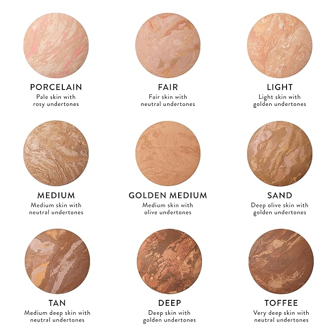 LAURA GELLER NEW YORK Award-Winning Baked Balance-n-Brighten Color Correcting Powder Foundation - Tan - Buildable Light to Medium Coverage - Demi-Matte Natural Finish