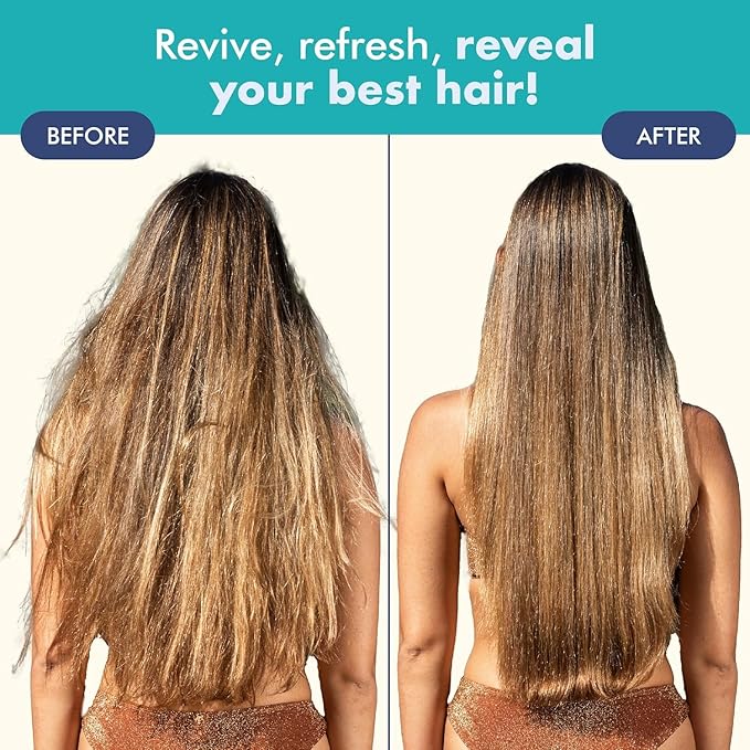 Castor Oil Shampoo & Conditioner Bar Set Bundle – With Peppermint Essential Oils & Biotin – Nourishing, Volumizing & Strengthening – Plastic-Free, Frizz Control – 7.8oz