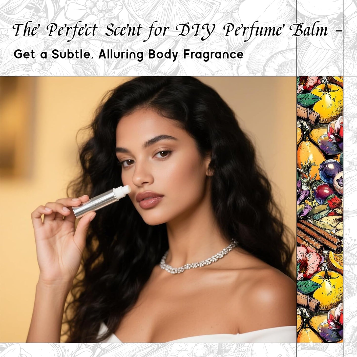 HIQILI Midnight Craving Fragrance Oil, Inspired by Y S.L's B.Lack O.pium, for Diffuser, Candle & Soap & Perfume Balm Making, Sweet Gourmand Aroma- 5.07 Fl Oz