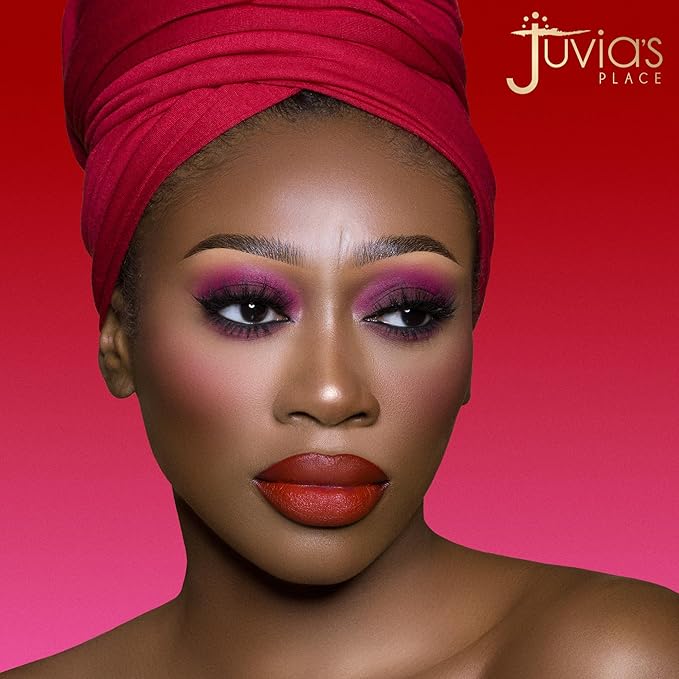 Juvia's Place Palette The Berries - Mauves, Deep Pinks, & Perfect Berry Hues, Professional Eye Makeup, Pigmented Palette for Eye Color & Shine, Pressed, Shades of 6