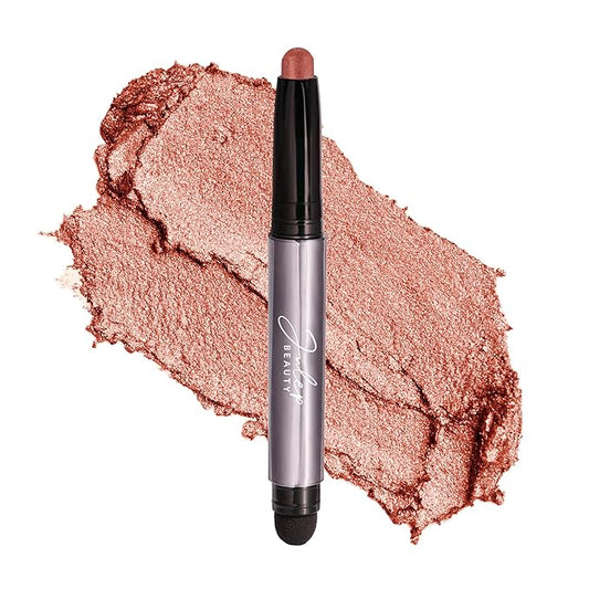 Julep Eyeshadow 101 Cream-to-Powder Waterproof Shadow Stick – Flame Shimmer – Long-Lasting, Crease-Proof, Warm Orange Toned Shimmer Cream Eyeshadow with Built-in Smudger