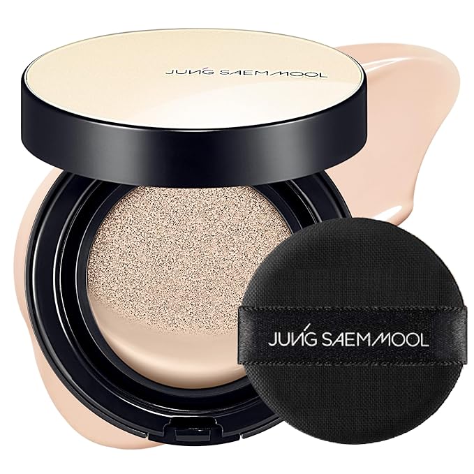 [JUNGSAEMMOOL OFFICIAL] Essential Skin Nuder Cushion (Fair Pink) | Refill Not Included | Natural Finish | Buildable Coverage | Makeup Artist Brand