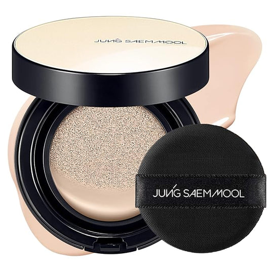 [JUNGSAEMMOOL OFFICIAL] Essential Skin Nuder Cushion (Fair Pink) | Refill Not Included | Natural Finish | Buildable Coverage | Makeup Artist Brand
