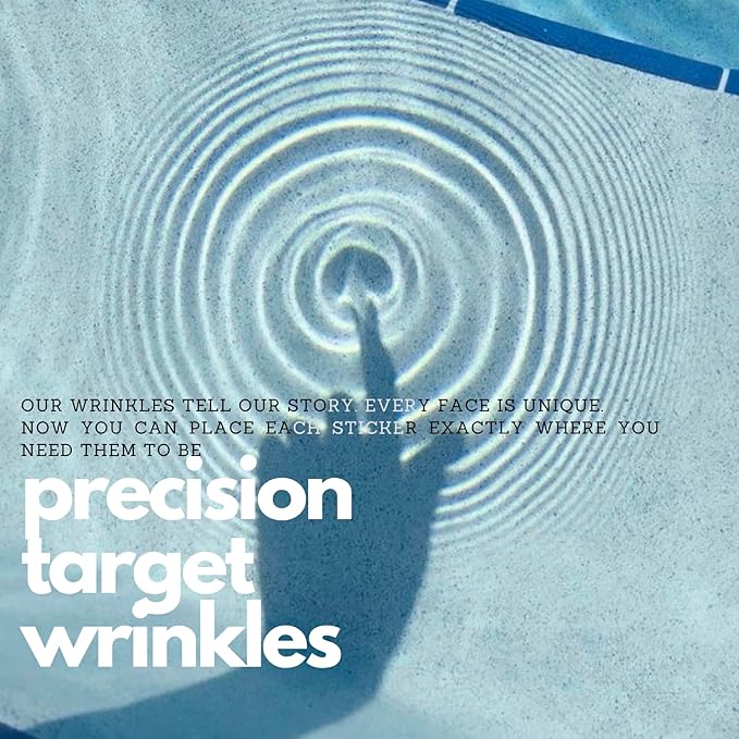 Smoothing Triangle Wrinkle Patches Set - 80 Facial Tapes for Targeted Fine Line & Crease Flattening - Forehead, Crow’s Feet, Frown Lines Overnight Repair