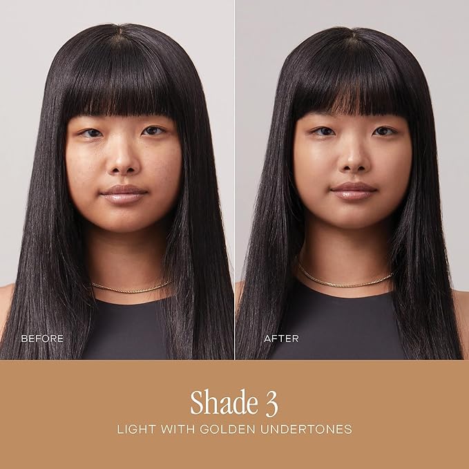 Summer Fridays Sheer Skin Tint - Skin Tint with Hyaluronic Acid - Helps Diminish Uneven Skin Tone - Sheer to Light Coverage - Shade 3 - Light with Golden Undertones (1 Fl Oz)