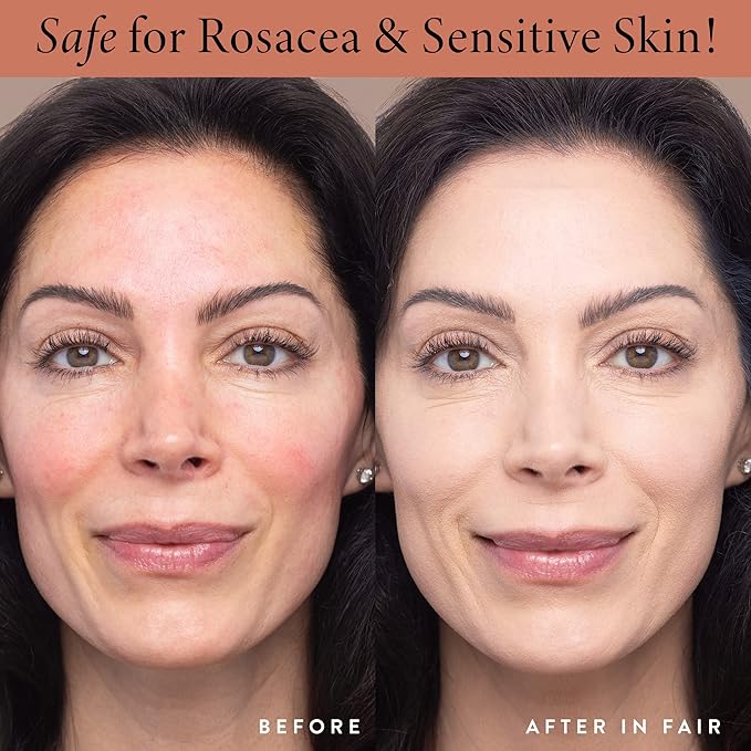 LAURA GELLER NEW YORK Double Take Liquid Foundation | Medium to Full Coverage, Natural Matte Finish, Fair